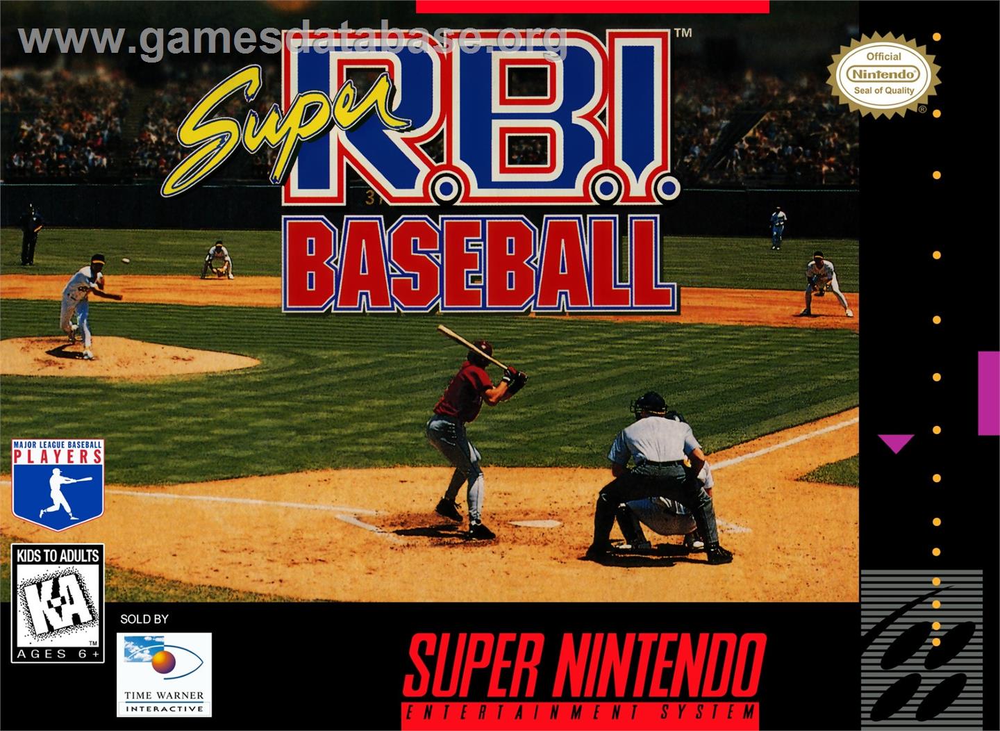Super R.b.i. Baseball - Nintendo SNES - Artwork - Box