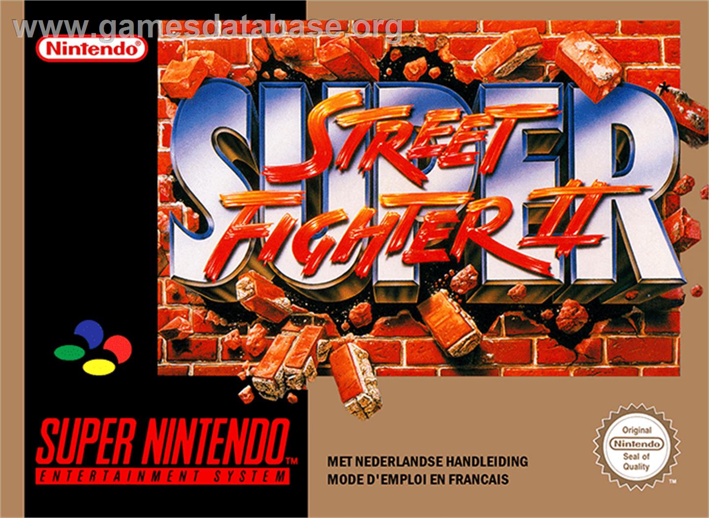 Super Street Fighter II: The New Challengers - Nintendo SNES - Artwork - Box