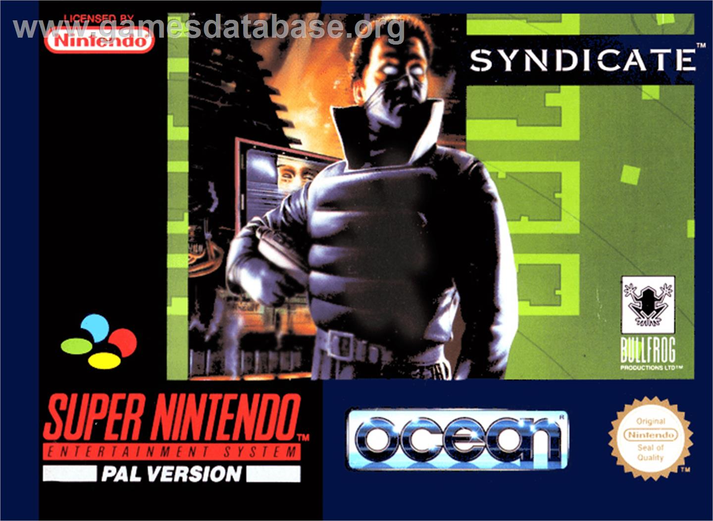 Syndicate - Nintendo SNES - Artwork - Box