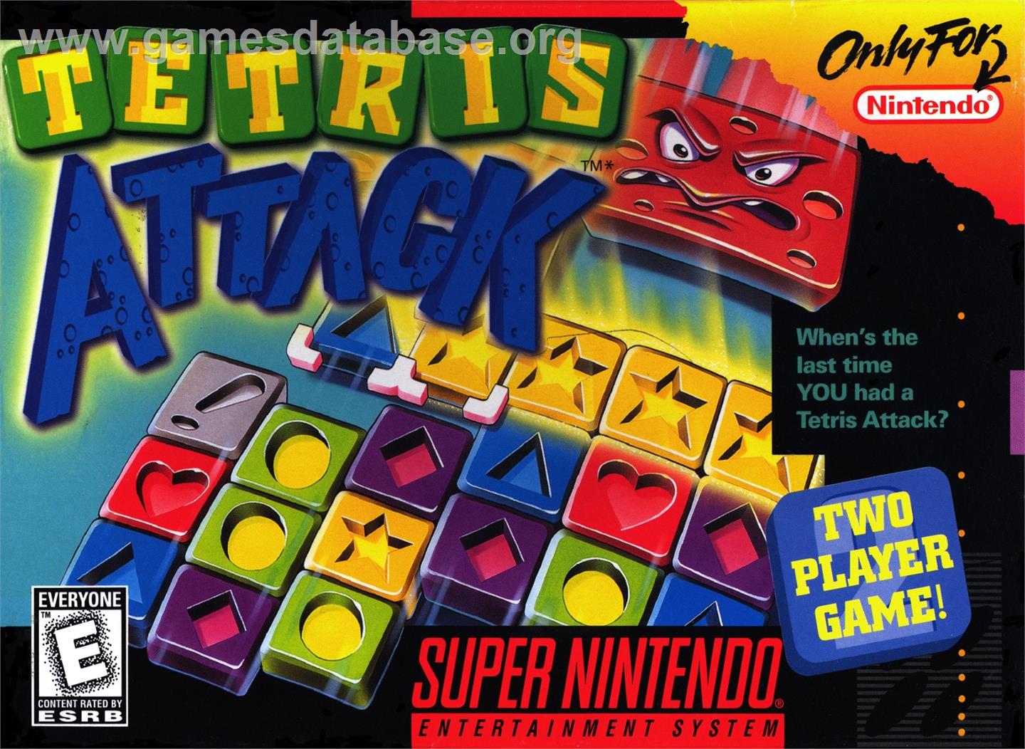 Tetris Attack - Nintendo SNES - Artwork - Box