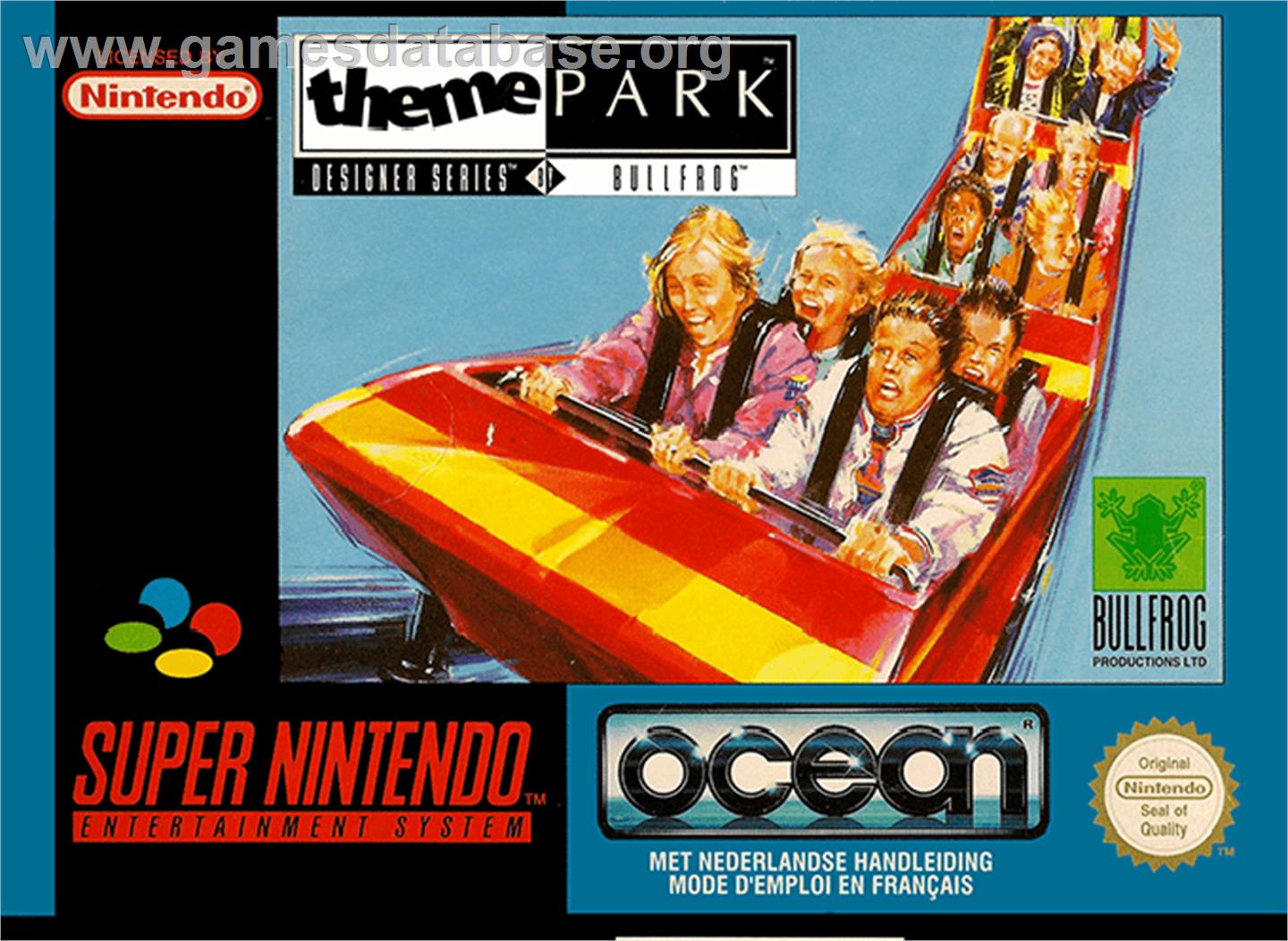 Theme Park - Nintendo SNES - Artwork - Box