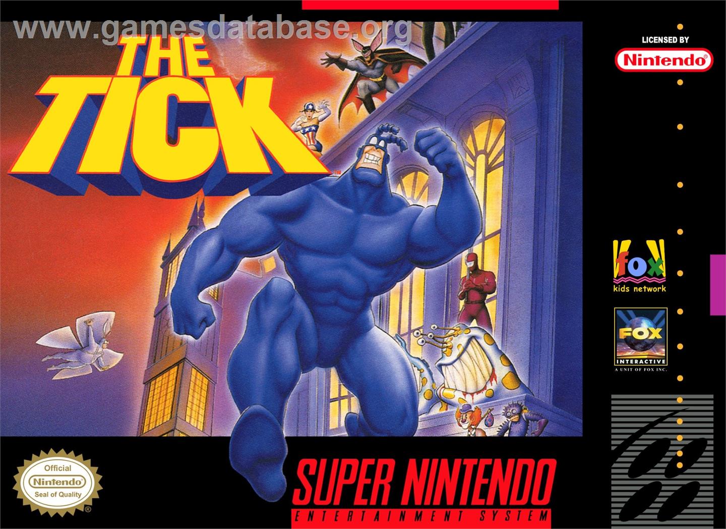 Tick, The - Nintendo SNES - Artwork - Box