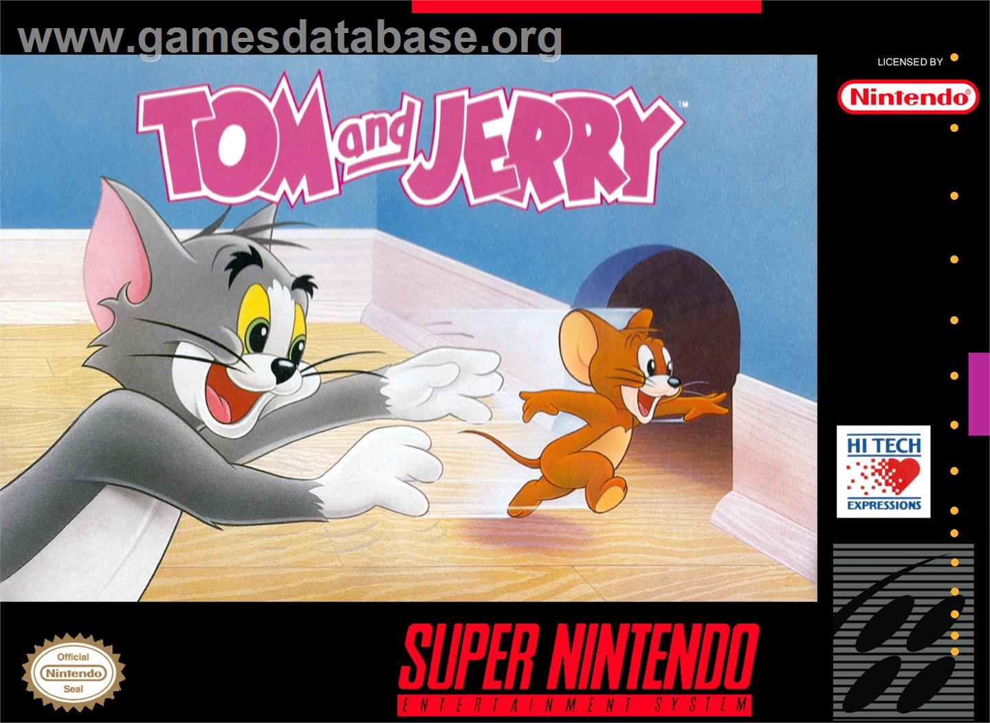 Tom And Jerry - Nintendo SNES - Artwork - Box