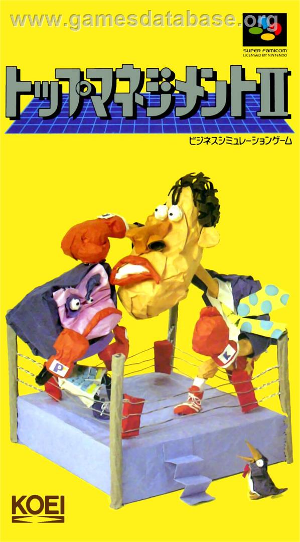Top Management 2 - Nintendo SNES - Artwork - Box