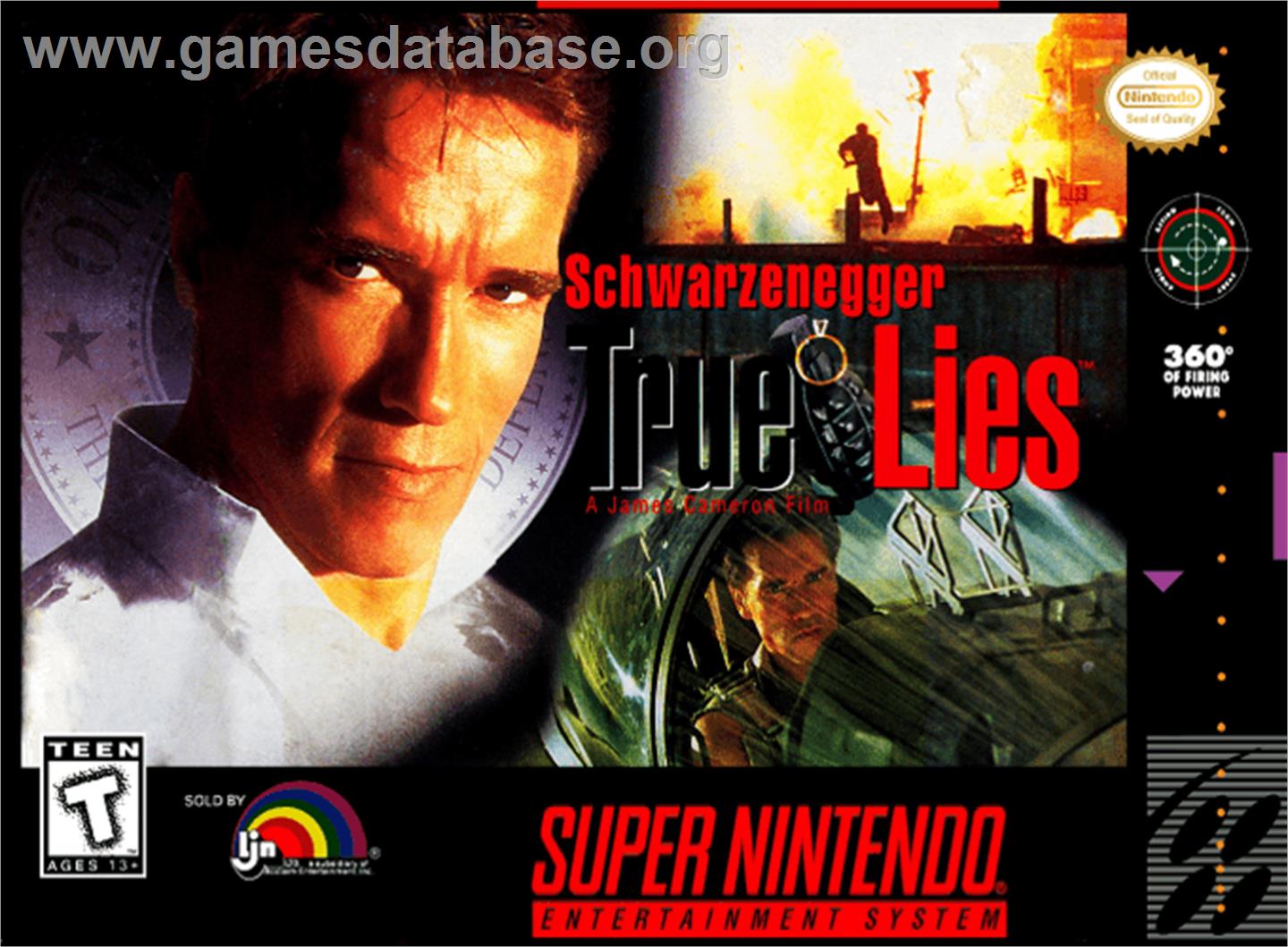 True Lies - Nintendo SNES - Artwork - Box