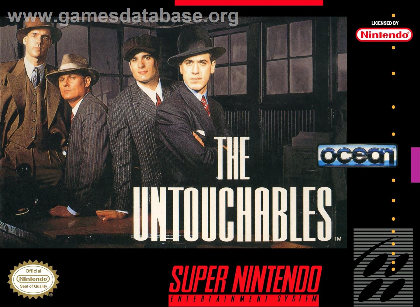 Untouchables, The - Nintendo SNES - Artwork - Box
