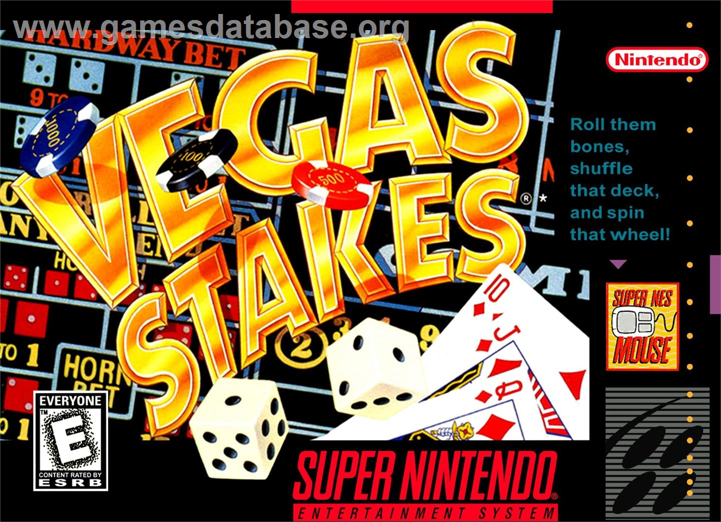 Vegas Stakes - Nintendo SNES - Artwork - Box