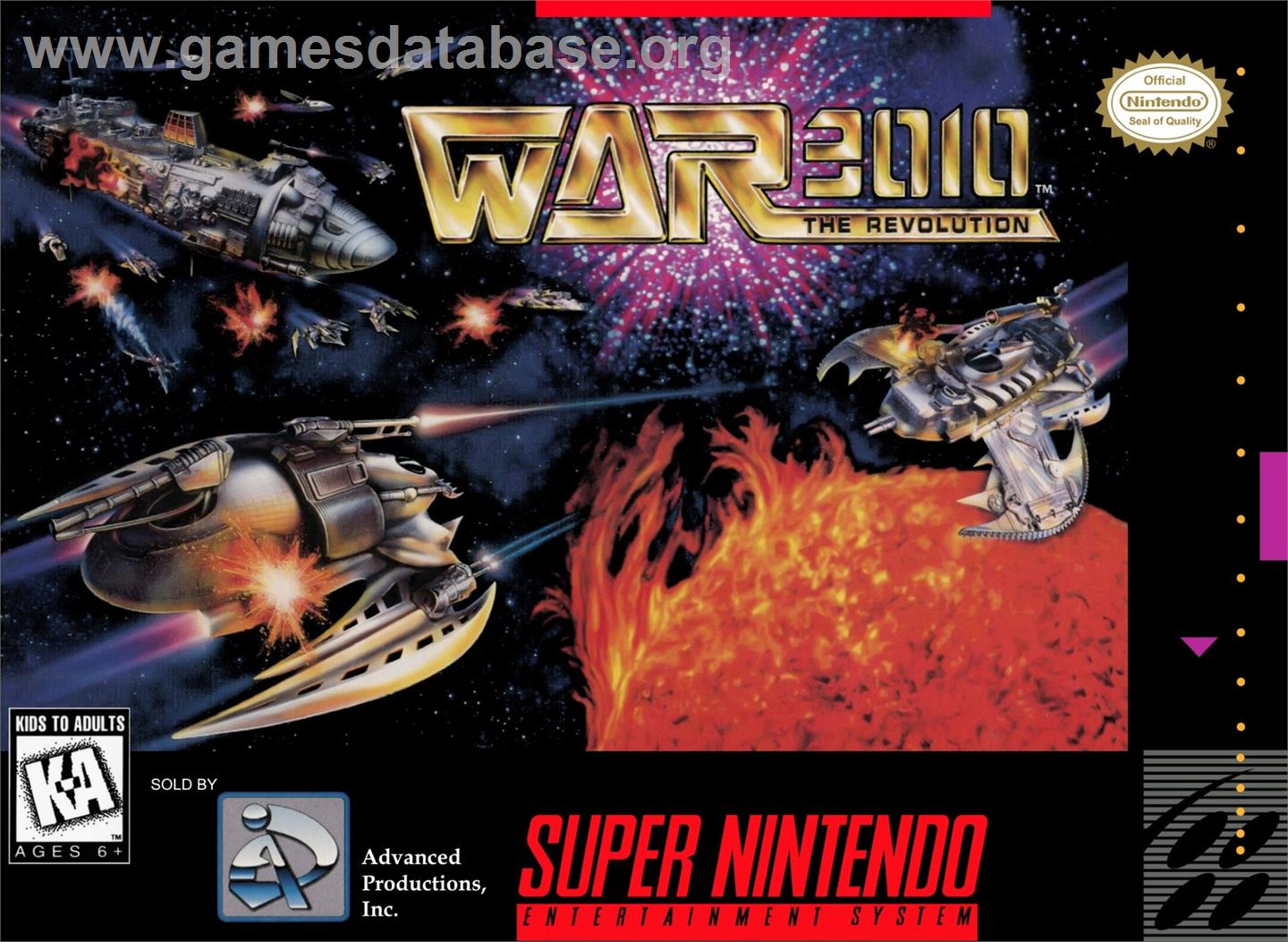 War 3010 - The Revolution - Nintendo SNES - Artwork - Box