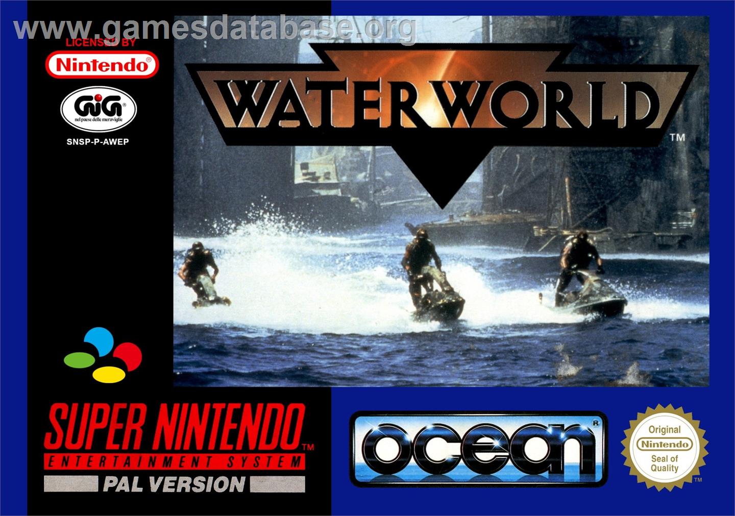 Waterworld - Nintendo SNES - Artwork - Box