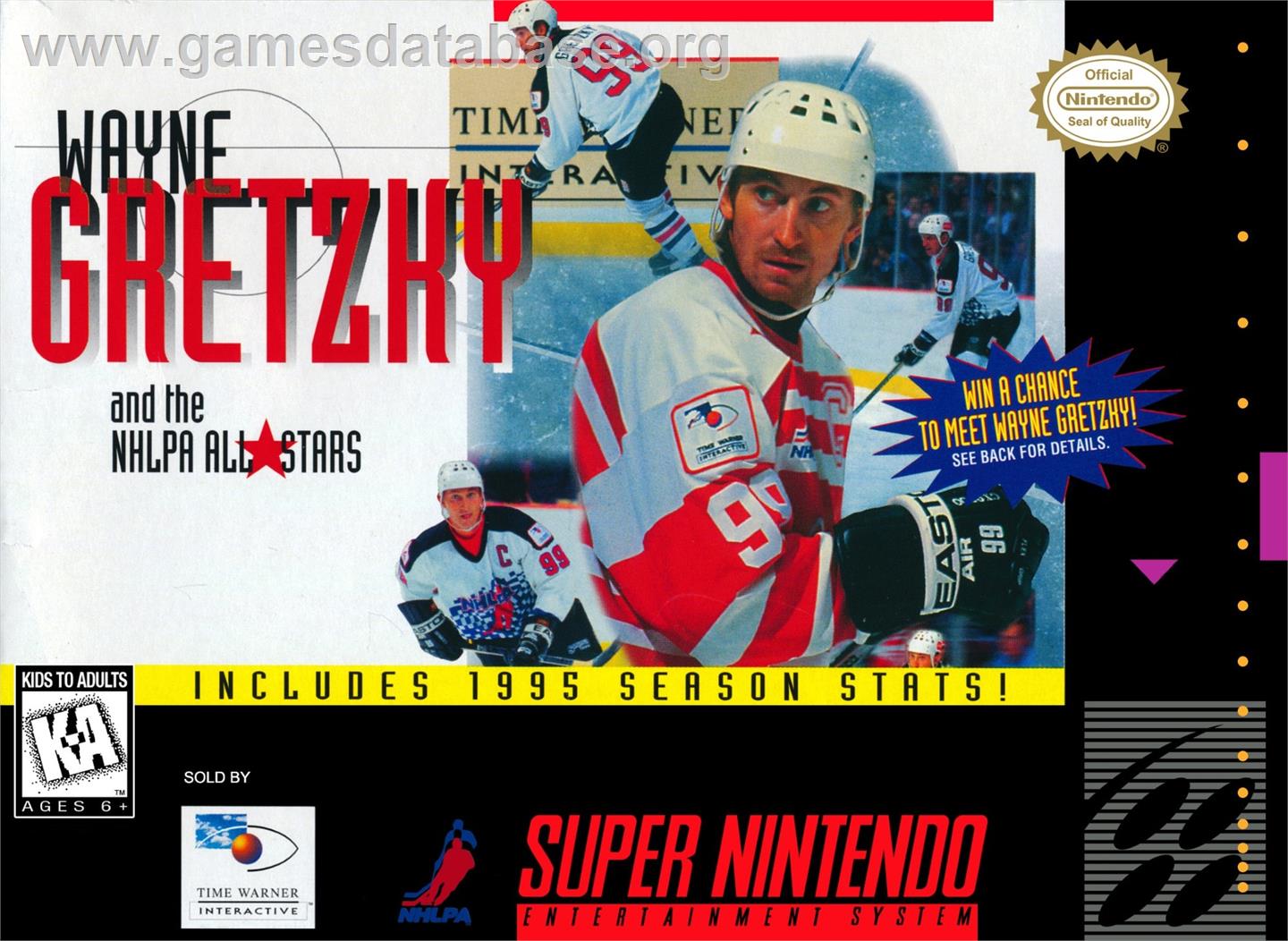Wayne Gretzky And The Nhlpa All-stars - Nintendo SNES - Artwork - Box