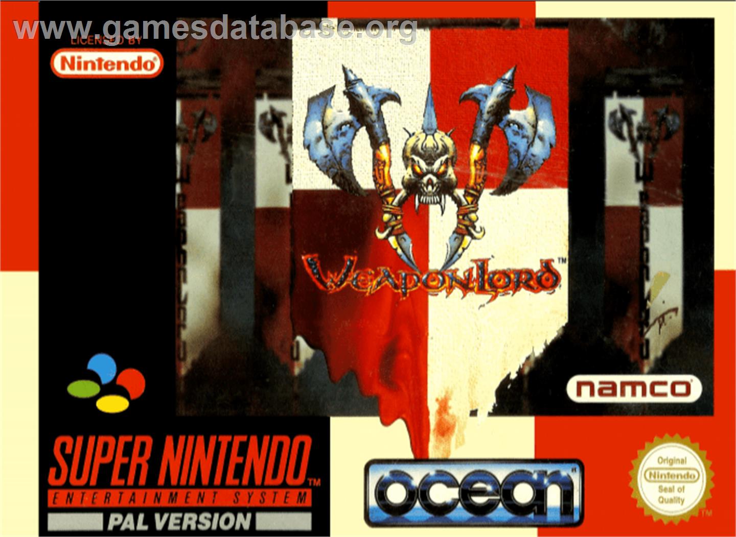 Weaponlord - Nintendo SNES - Artwork - Box