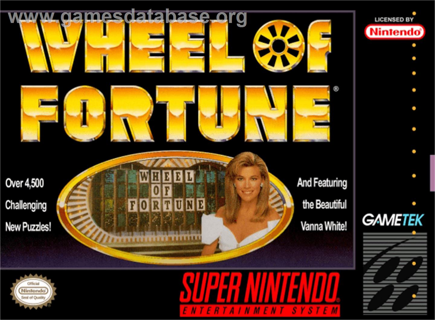 Wheel of Fortune - Nintendo SNES - Artwork - Box
