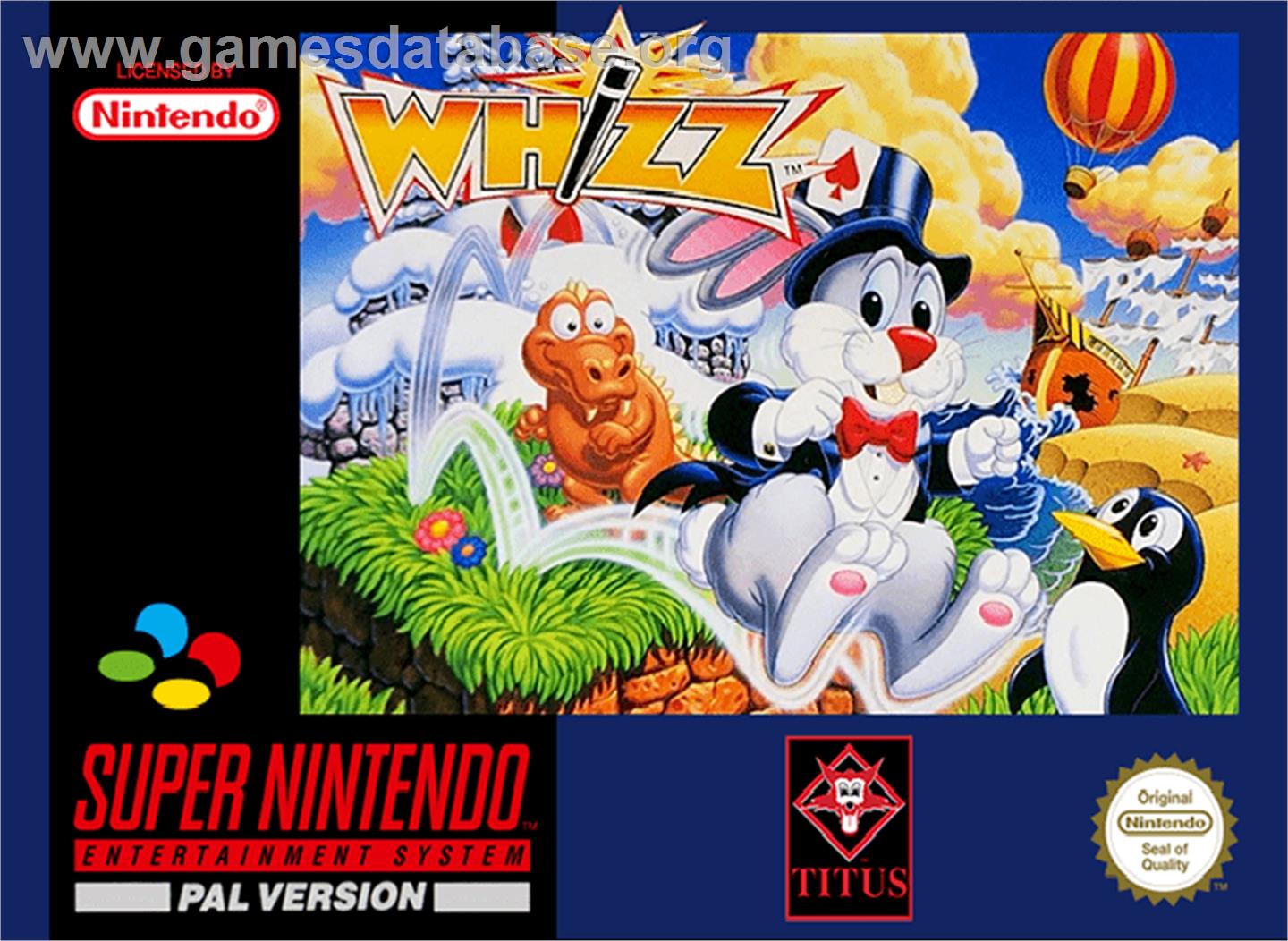 Whizz - Nintendo SNES - Artwork - Box