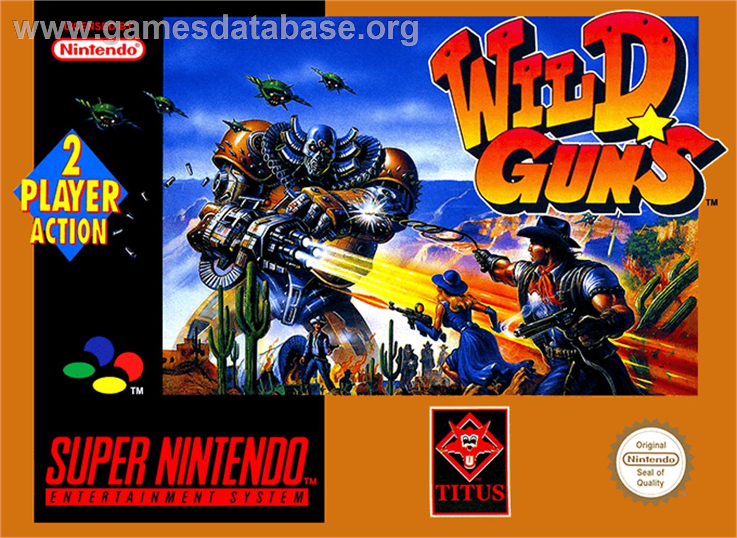 Wild Guns - Nintendo SNES - Artwork - Box