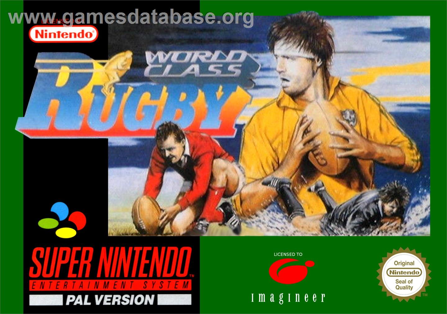 World Class Rugby - Nintendo SNES - Artwork - Box