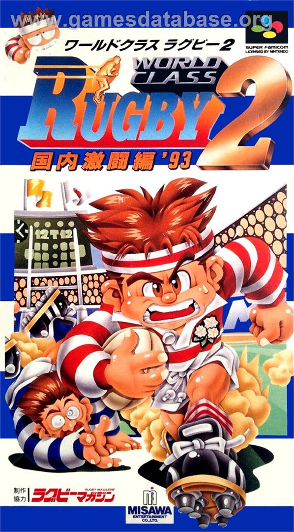 World Class Rugby 2 - Kokunai Gekitou Hen '93 - Nintendo SNES - Artwork - Box