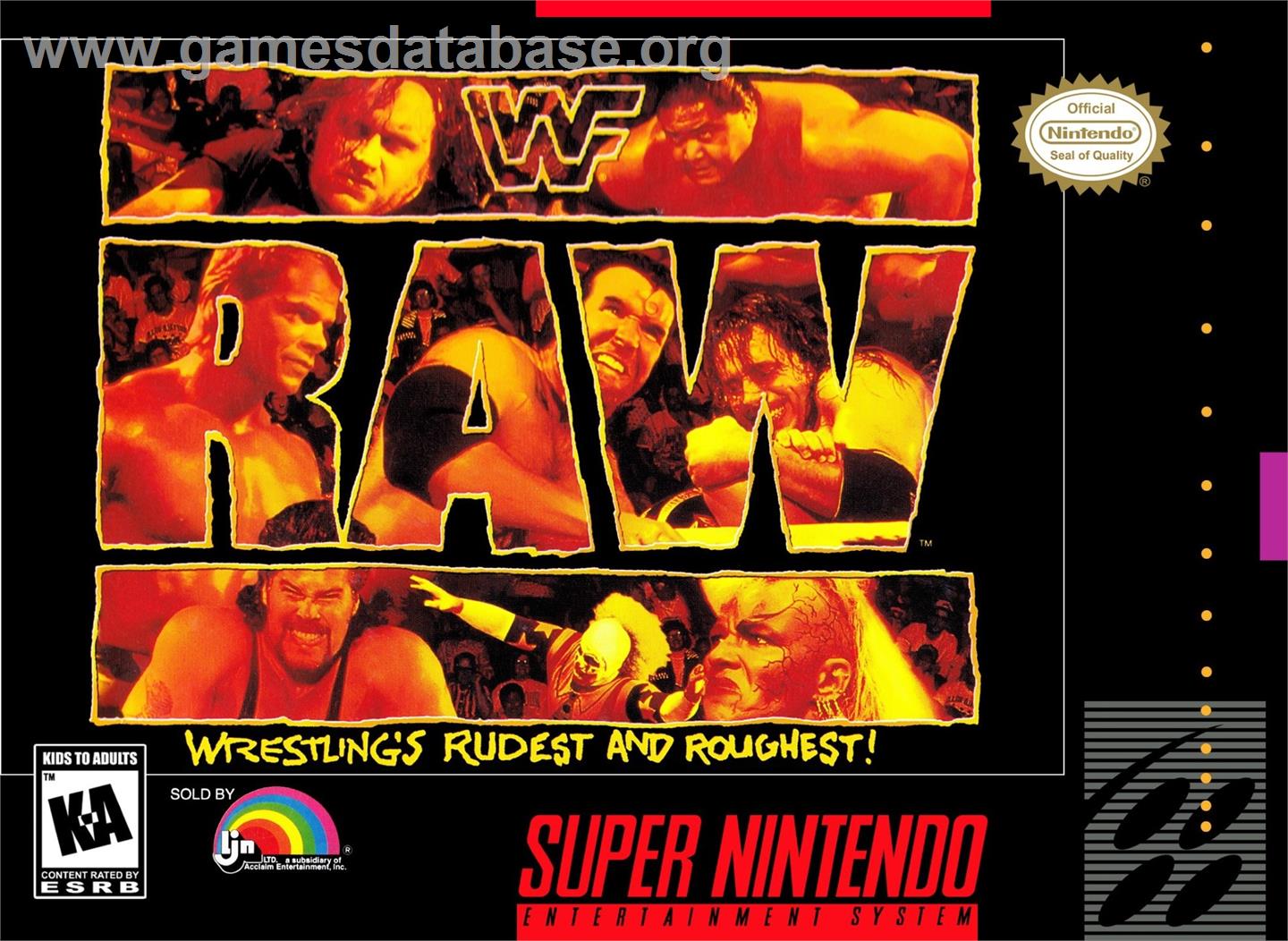 Wwf Raw - Nintendo SNES - Artwork - Box