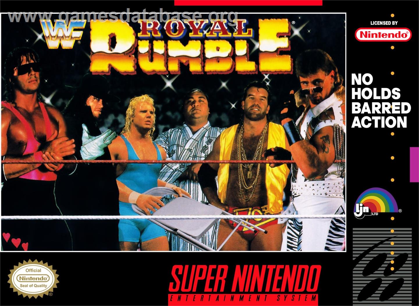 Wwf Royal Rumble - Nintendo SNES - Artwork - Box
