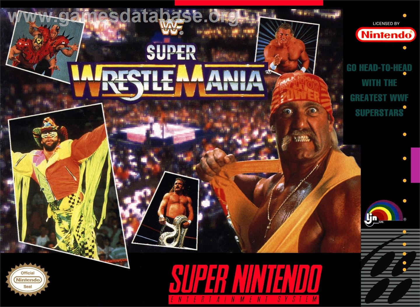 Wwf Super Wrestlemania - Nintendo SNES - Artwork - Box