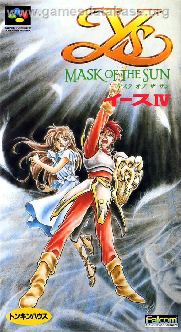 Ys 4 - Mask Of The Sun - Nintendo SNES - Artwork - Box