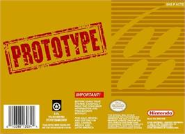 Box back cover for Corn Buster on the Nintendo SNES.