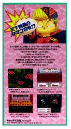Box back cover for Hanjuku Eiyuu - Aa Sekai Yo Hanjuku Nare..!! on the Nintendo SNES.