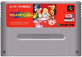 Cartridge artwork for Alice no Paint Adventure on the Nintendo SNES.