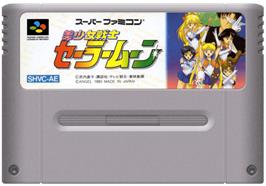 Cartridge artwork for Bishoujo Senshi Sailor Moon: Another Story on the Nintendo SNES.