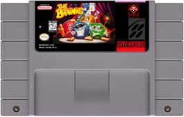 Cartridge artwork for Brainies, The on the Nintendo SNES.