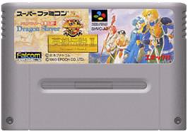 Cartridge artwork for Dragon Slayer: The Legend of Heroes II on the Nintendo SNES.