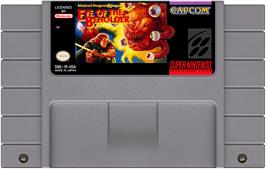 Cartridge artwork for Eye Of The Beholder on the Nintendo SNES.