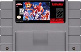Cartridge artwork for Fatal Fury Special on the Nintendo SNES.