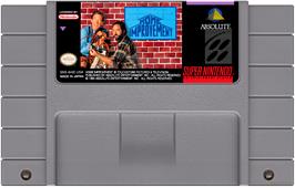 Cartridge artwork for Home Improvement - Power Tool Pursuit on the Nintendo SNES.