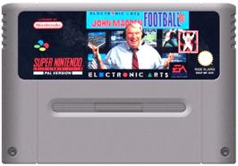 Cartridge artwork for John Madden Football '93 on the Nintendo SNES.