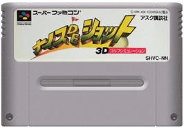 Cartridge artwork for Nice De Shot on the Nintendo SNES.