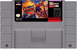 Cartridge artwork for Rapjam - Volume One on the Nintendo SNES.