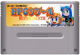 Cartridge artwork for Rpg Tsukuru - Super Dante on the Nintendo SNES.