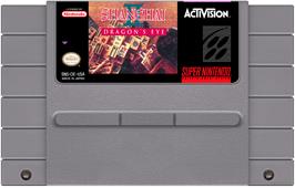 Cartridge artwork for Shanghai 2 - Dragon's Eye on the Nintendo SNES.