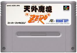 Cartridge artwork for Tengai Makyou Zero on the Nintendo SNES.