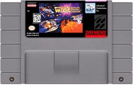 Cartridge artwork for War 3010 - The Revolution on the Nintendo SNES.