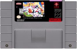 Cartridge artwork for Whizz on the Nintendo SNES.
