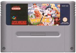 Cartridge artwork for Whizz on the Nintendo SNES.