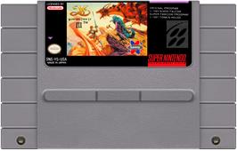 Cartridge artwork for Ys 3 - Wanderers From Ys on the Nintendo SNES.