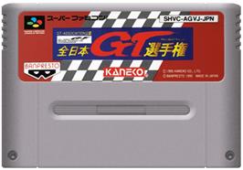 Cartridge artwork for Zen Nippon Gt Senshuken on the Nintendo SNES.