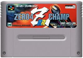Cartridge artwork for Zero 4 Champ Rr-z on the Nintendo SNES.