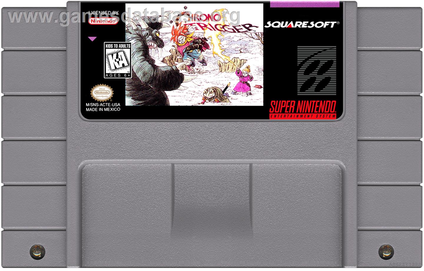 Chrono Trigger - Nintendo SNES - Artwork - Cartridge