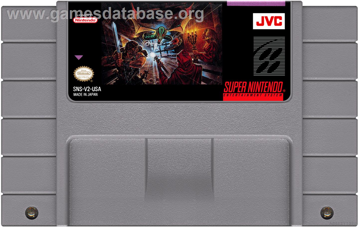 Dungeon Master - Nintendo SNES - Artwork - Cartridge