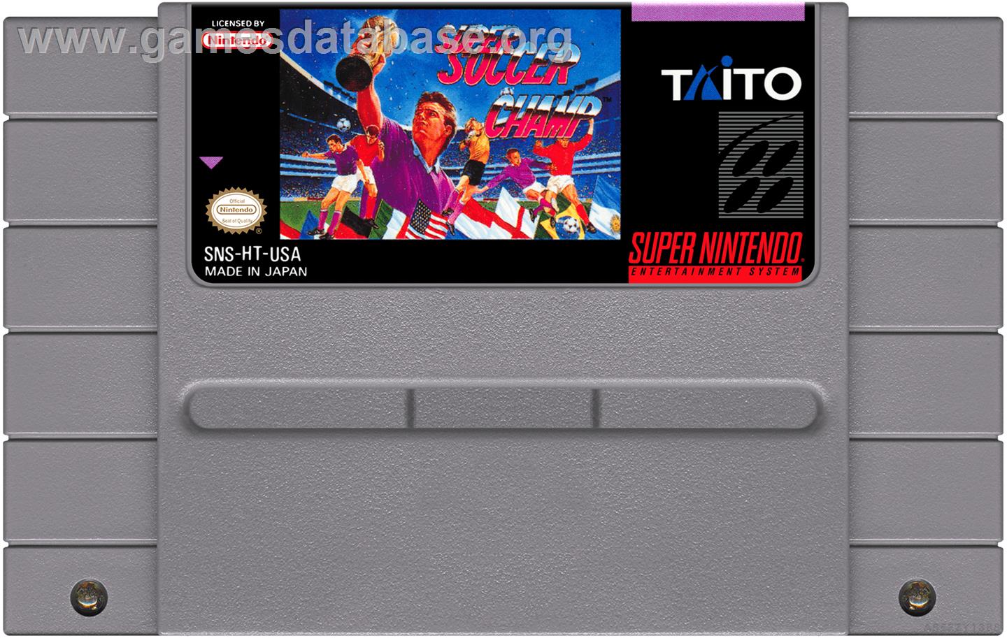 European Football Champ - Nintendo SNES - Artwork - Cartridge
