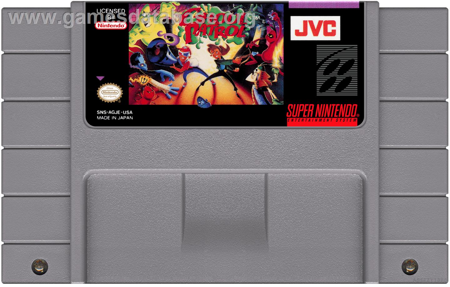 Ghoul Patrol - Nintendo SNES - Artwork - Cartridge