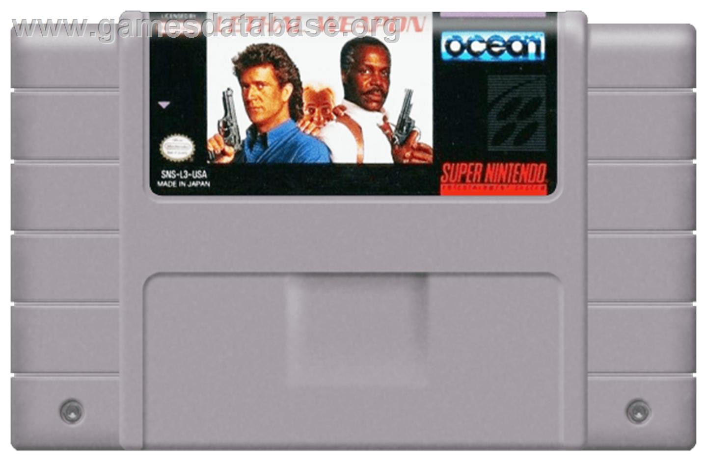 Lethal Weapon - Nintendo SNES - Artwork - Cartridge